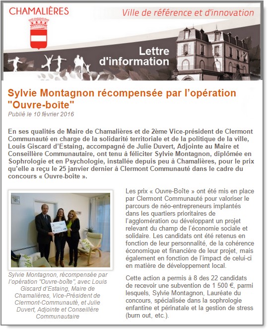 article chamalières pr net1